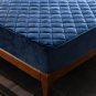 Premium Crystal Fleece Padded Bed Cover