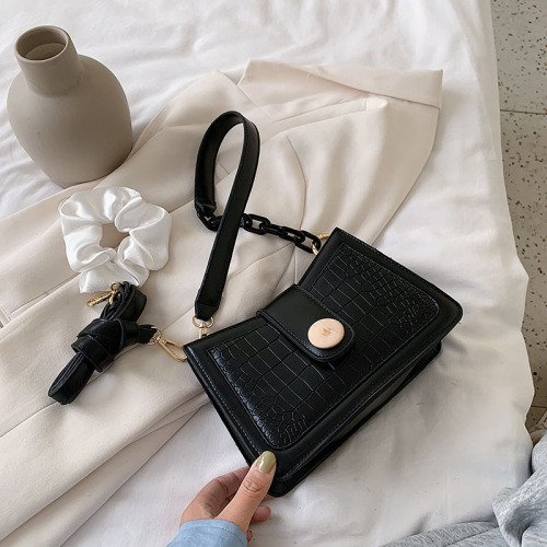 Vintage /Stone Pattern One-Shoulder bag