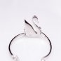 Silver Swan Elegant Bracelet