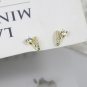 V-shaped Zircon Earrings