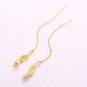 925 Pearl Feather Earrings