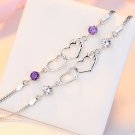 Amethyst Silver Bracelet