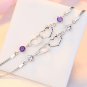 Amethyst Silver Bracelet