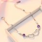 Amethyst Silver Bracelet