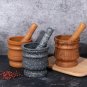 Wood Grain Jar For Mashed Garlic