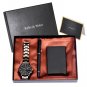 Men's Quartz Watch / Credit Card Case / Gel Pen Set