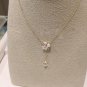 S925 Pearl Diamond Pendant Necklace