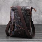 Leather Vintage Alligator Skin Pattern Bag