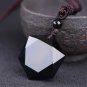 Obsidian Pendant Six-Pointed Star Chain