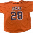 Taylor Jones Signed Custom Baseball Jersey MLB Autograph Houston Astros JSA COA