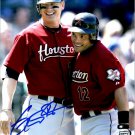 Geoff Blum Signed 8x10 Photo MLB W/ Pudge COA - Houston Astros