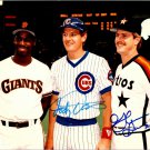 Glenn & Jody Davis Signed 8x10 Photo - Houston Astros Autographed JSA COA