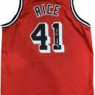 Glen Rice Signed Red Jersey - Miami Heat Autographed - AWM COA