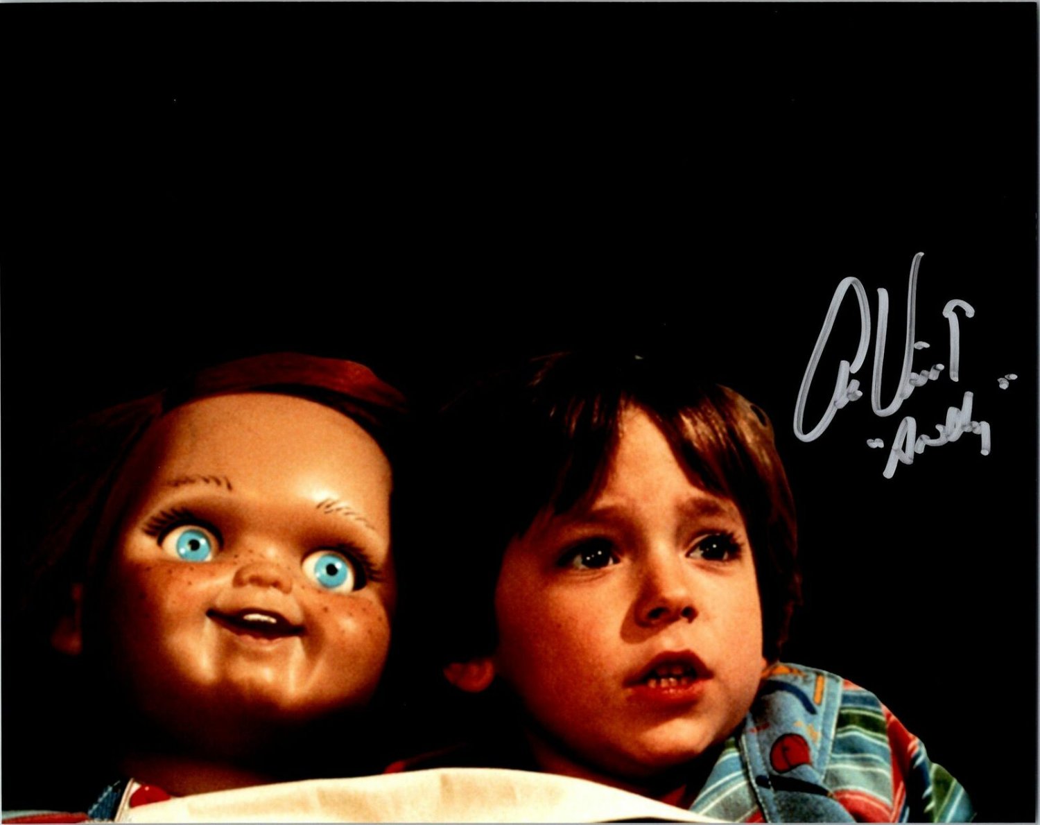 Alex Vincent Signed 8x10 Photo - Andy Child's Play - Chucky Dark - AWM COA