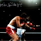 Michael Spinks Signed 8x10 Photo Fighter - Right Punch Jab - JSA COA Boxing