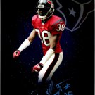 DeMarcus Faggins Signed 8x10 Photo Houston Texans NFL JSA COA Autographed d