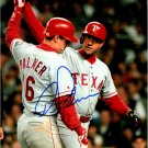 Dean Palmer Signed 8x10 Photo MLB Autograph Texas Rangers Will Clark AWM COA