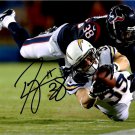 Danieal Manning Signed 8x10 Photo - Autographed Houston Texans NFL AWM COA