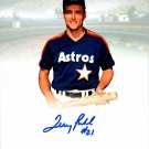 Terry Puhl Signed 8x10 Photo - Houston Astros - AWM COA