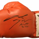 Angel Manfredy Boxing Signed Inscribed Everlast Red Left Boxing Glove JSA