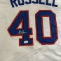 Jeff Russell Signed White Jersey - Texas Rangers JSA COA