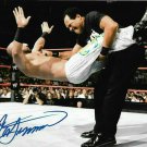 Ron Simmons Signed 8x10 Photo COA WWE WWF Wrestling Florida State Body Slam