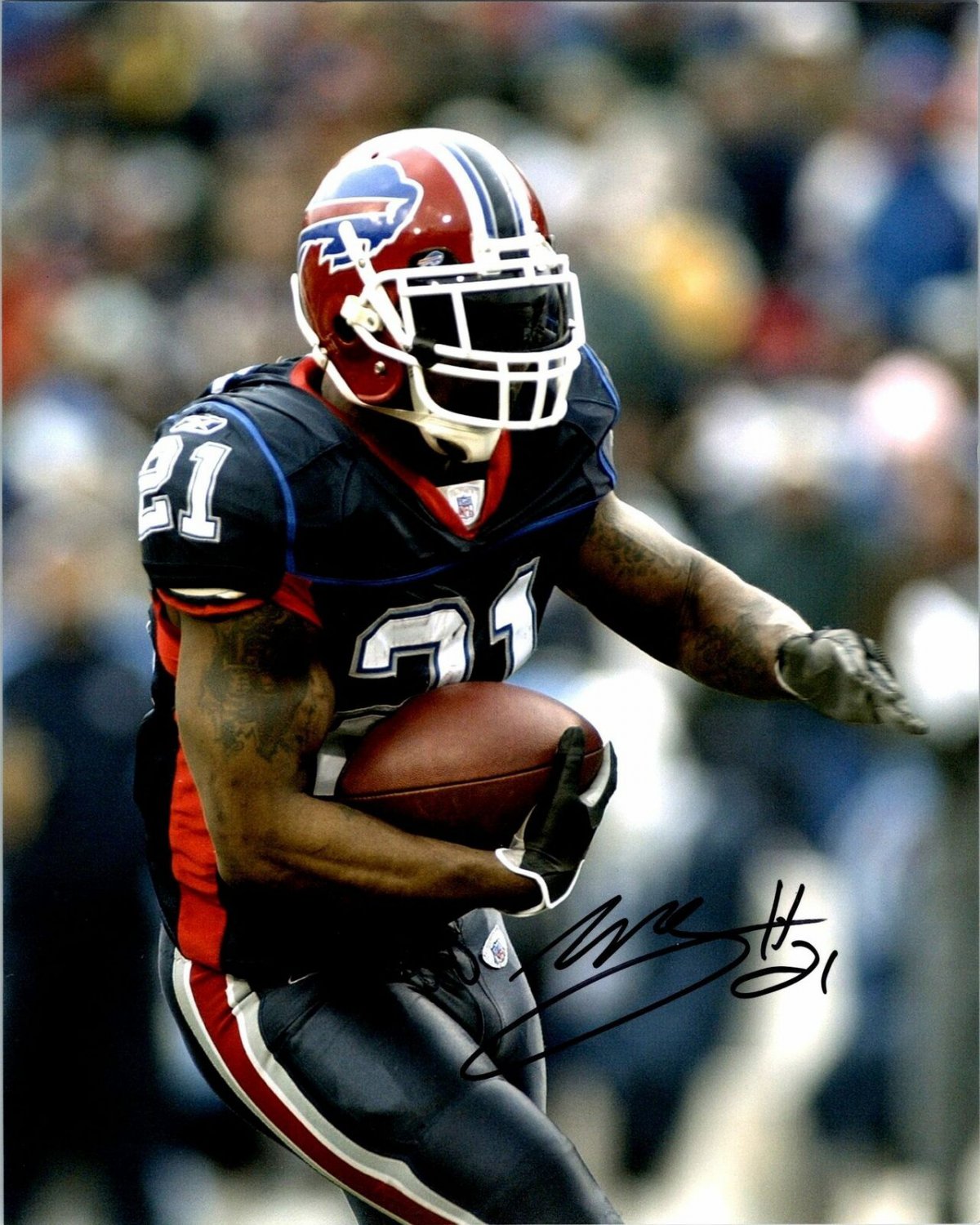 Willis McGahee Signed 8x10 Photo Autographed Buffalo Bills - AWM COA