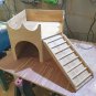 Rabbit Castle Shelter House Two Storey Hideaway Hideout With Ramp Small Animal