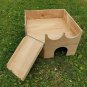 Rabbit Castle Shelter House Two Storey Hideaway Hideout With Ramp Small Animal