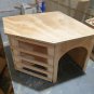 XL Rabbits Corner Play Tunnel Shelter With Built In Hay Rack Exercise House