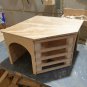 XL Rabbits Corner Play Tunnel Shelter With Built In Hay Rack Exercise House
