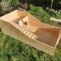 Tortoise Reptile Table House With Ramp Holder And Mesh Lid Hide Shelter Run Den