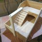 Tortoise Reptile Table House With Ramp Holder And Mesh Lid Hide Shelter Run Den