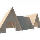 Rabbit Mountain House Tent Hideout Hideaway With Ramps Exercise Home