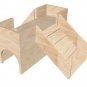 Guinea Pig Hop and slide tower house Shelter Hide Out Two Tiered Hideaway