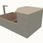 Tortoise Reptile Table 2Tier House Hide Shelter Run