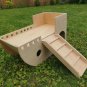 Large Boat Pirate Ship Yacht Shelter Two Tiered Rabbit House Hideaway Playhouse