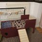 Large Boat Pirate Ship Yacht Shelter Two Tiered Rabbit House Hideaway Playhouse