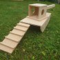 Tank Small Animal House Tunnel Play Peek A Boo 2 Tier Playhouse For Rabbit
