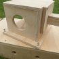 Tank Small Animal House Tunnel Play Peek A Boo 2 Tier Playhouse For Rabbit