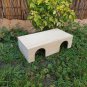 Small Animal 2 Entrance Shelter House Small Animal Hideaway Hutch Custom Sizes