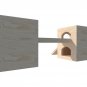 Hamster Two Towers Turrets House Castle Shelter Two Tiered Small Animal Hideout