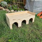 Guinea Pig Three Entrance With Dividers Hop Up House Dormitory Flats