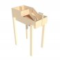 Tortoise Reptile 2tier Standing Table House With Ramp Holder Hide Shelter Run