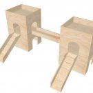 Two Tower Turrets For Guinea Pigs Play House Exercise Small Animal House