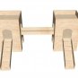 Two Tower Turrets For Guinea Pigs Play House Exercise Small Animal House