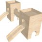 Two Tower Turrets For Guinea Pigs Play House Exercise Small Animal House