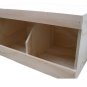 Chicken Nest Boxes Triple 31 x 12 x 13 Coop Nest Box Chickens / Hens