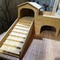 Hedgehog Tortoise House Castle Shelter Two Tiered Hideout Small Animal Hideaway