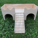Rabbit Large Castle Shelter Two Tiered House Hideaway Exercise Toy Playhouse